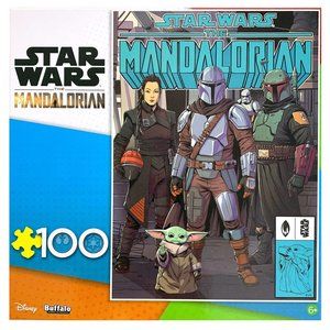 STAR WARS The Mandalorian 100-Piece Interlocking Jigsaw Puzzle - NEW